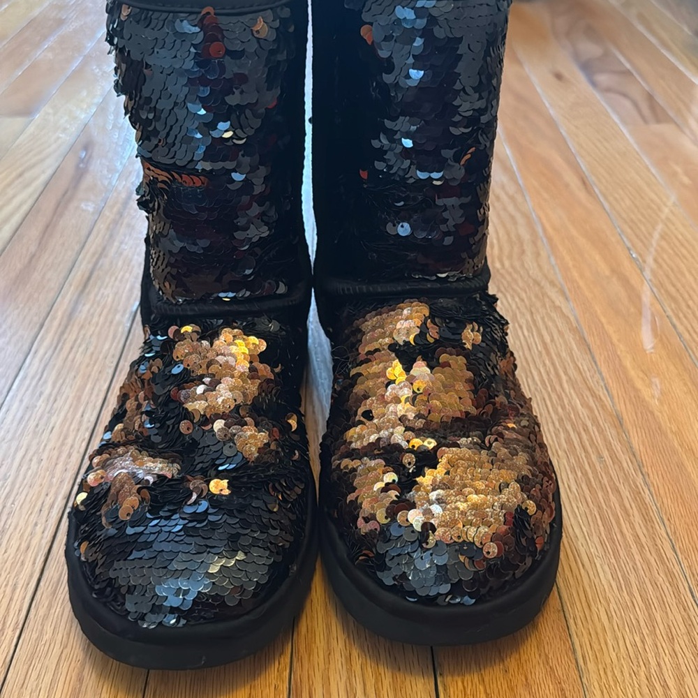 Bronze Sequin Ugg Boot